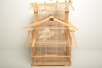Fågelbur, trä
