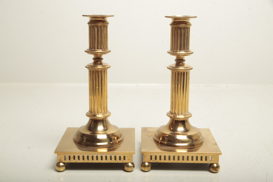 Ljusstakar, 1-par, Gustaviansk-stil 