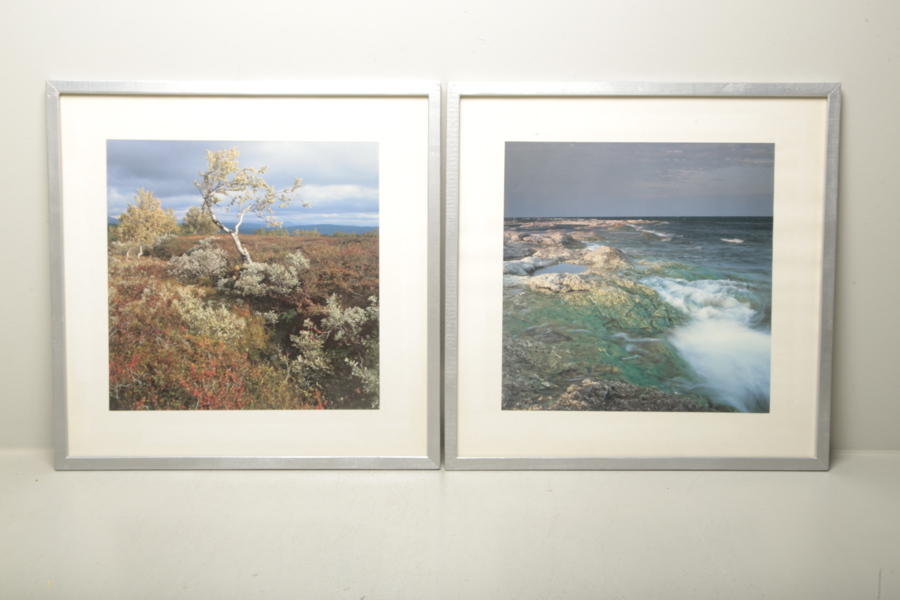 Tavlor, foton, osignerad, 2st 