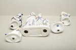Figuriner, porslin, 5st 