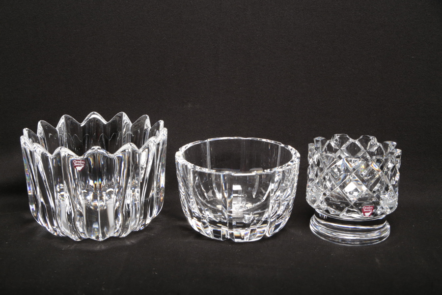 Orrefors kristall, 3-delar 