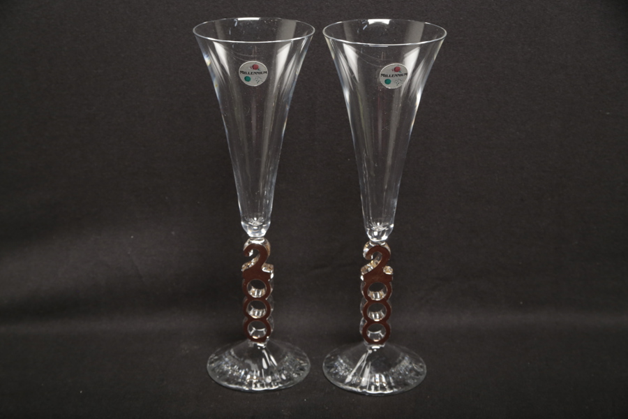 Kristallglas 'Millenium', 1-par, Franska 