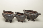 Urnor i gjutjärn, 1900-tal, 3st