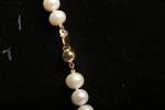 Pärlhalsband "Akoyapärla", Spänne= 18K Guld