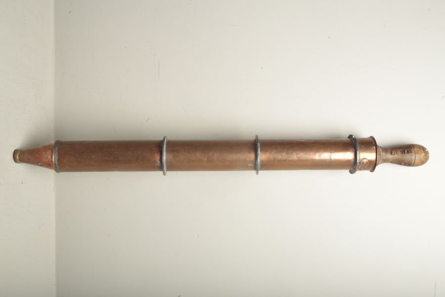 Brandspruta i koppar, 1800/1900-tal