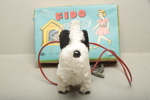 Leksakshund "Fido", mekanisk, 1950-tal 
