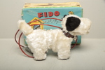 Leksakshund "Fido", mekanisk, 1950-tal 