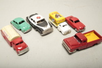 Samlarbilar i plåt, 6st, Japan