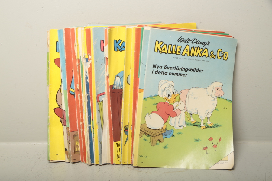 Serietidningar, Kalle Anka & Co, Osorterat från 1960-talet