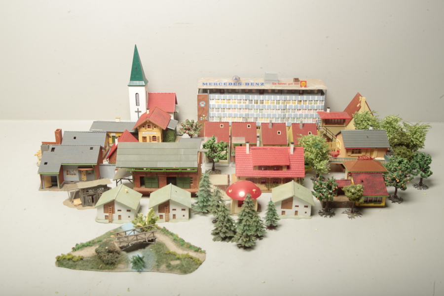 Modelljärnvägs tillbehör 