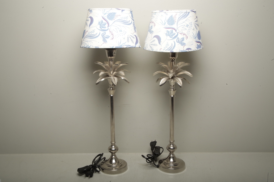 Bordslampor, 1-par, "Ananas"