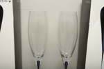 Orrefors, champagneglas "Intermezzo", 1-par