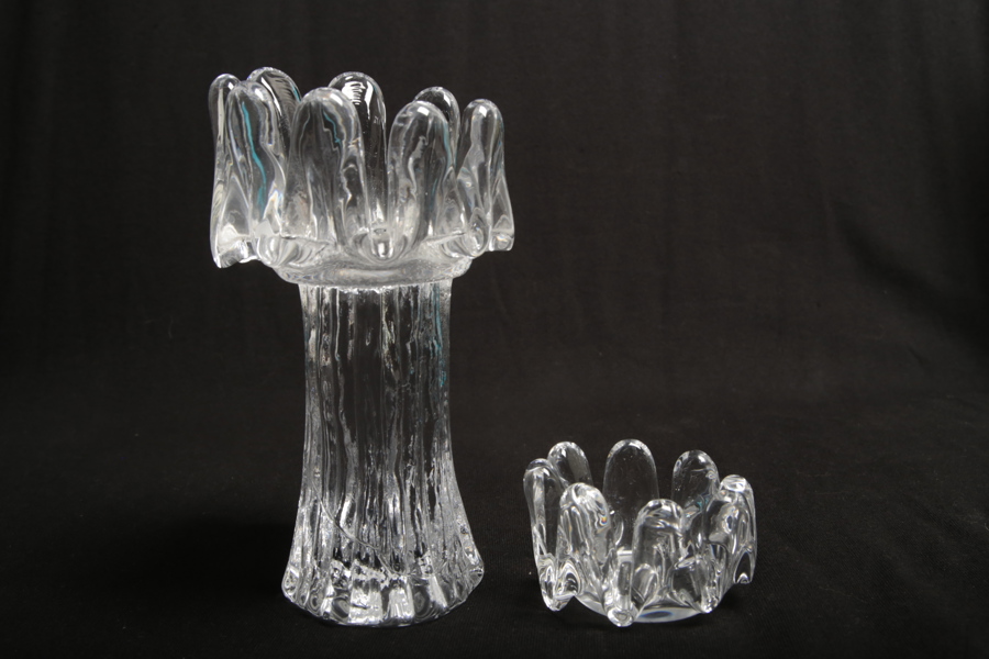 Kosta Boda, ljusstake "Sunflower", Deisgn: Göran Wärff