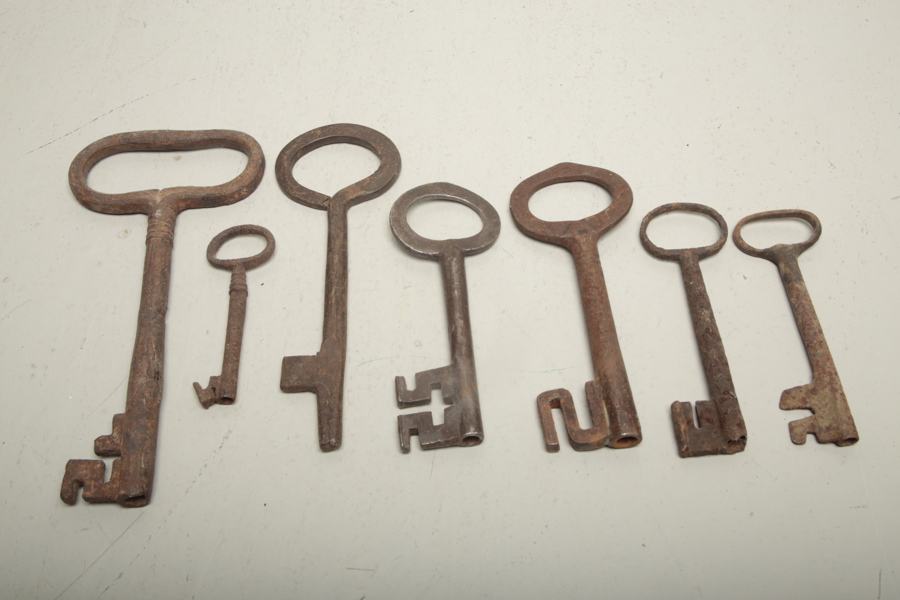 Nycklar i parti, 1700/1900-tal 