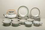 Nittsjö keramik, teservis, 21-delar