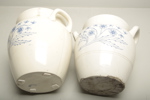 Blåvita krukor, "Gustavsberg" 2st