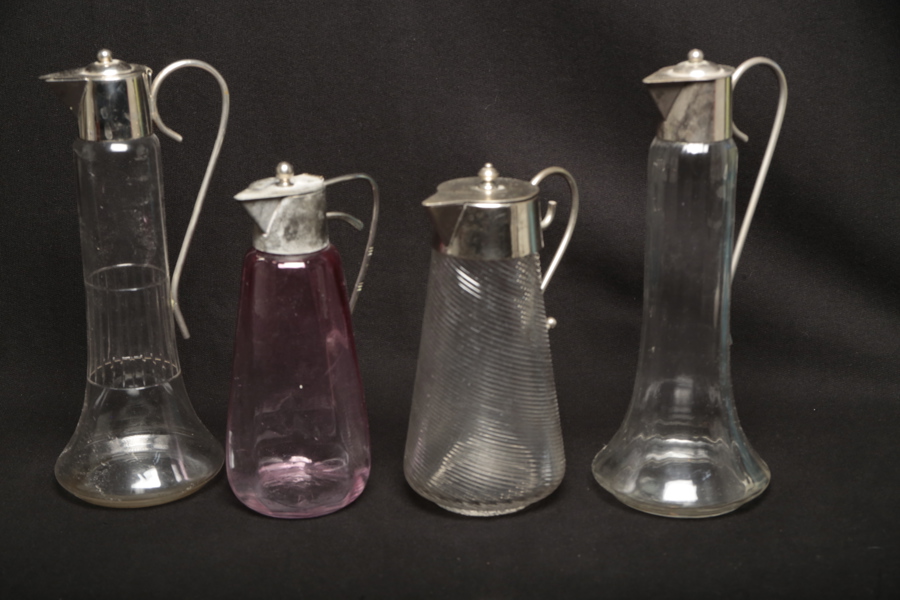 Oljekannor, 4st, 1900-tal