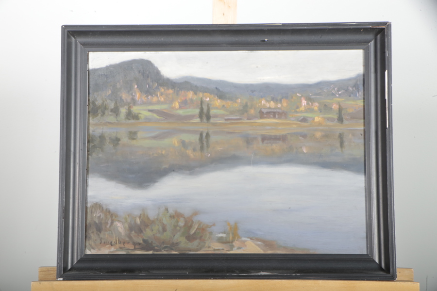 Olja på pannå, okänd konstnär