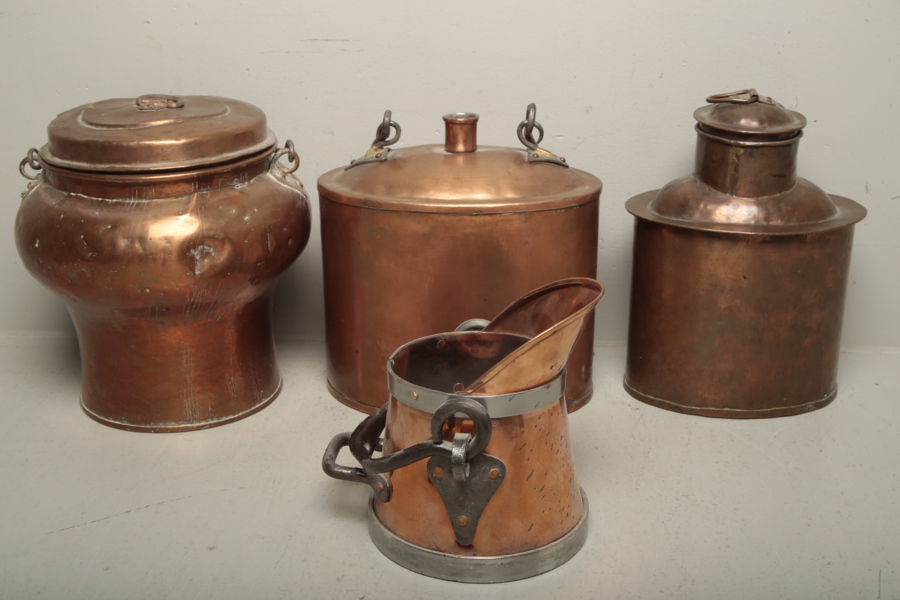 Koppar, 4-delar, 1800/1900-tal 