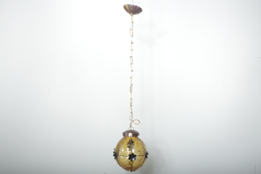 Taklampa, 1930/1940-tal, Tillskriven: Skansen Glas