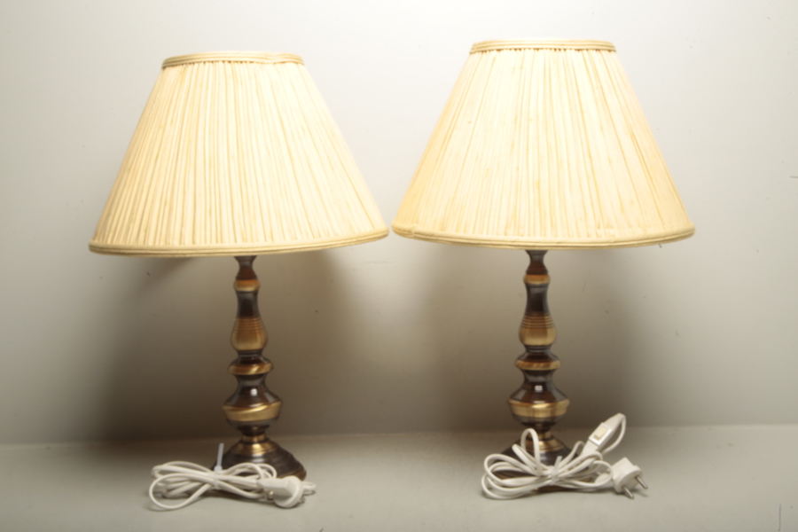 Bords/Fönsterlampor, 1-par, 1980-tal 