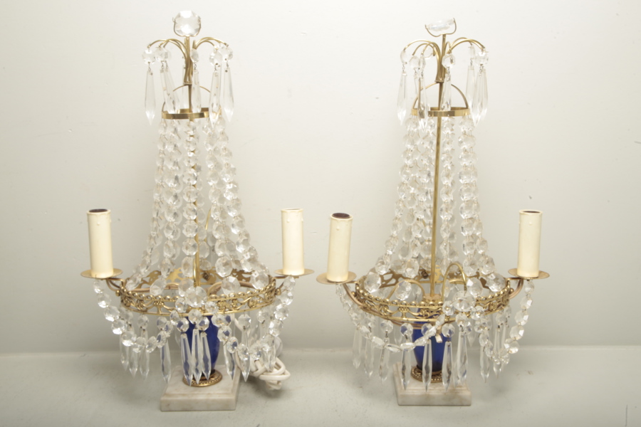 Bordslyster, 1-par, 1900-tal