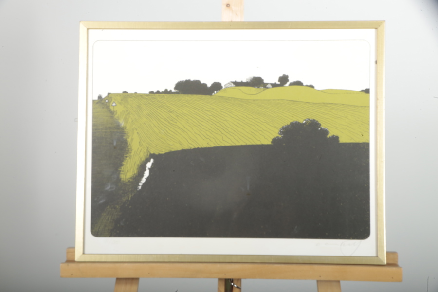 Åke Arenhill, färglitografi, signerad N:o 98/300