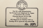 Åke Arenhill, stengodsplatta, Höganäs Keramik N:o 889/1040