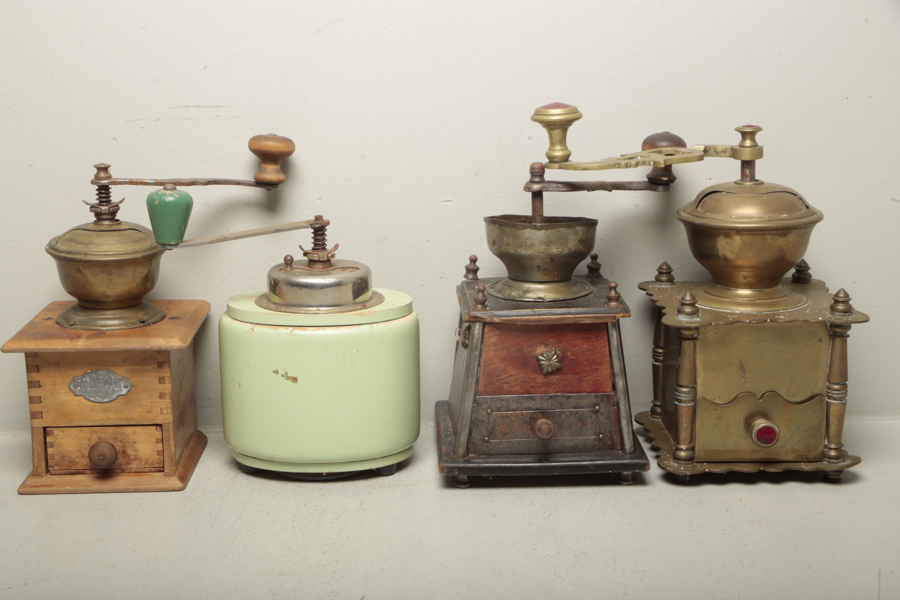 Kaffekvarnar, 4st, 1900-tal