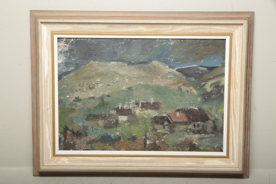 Olja på pannå, osignerad