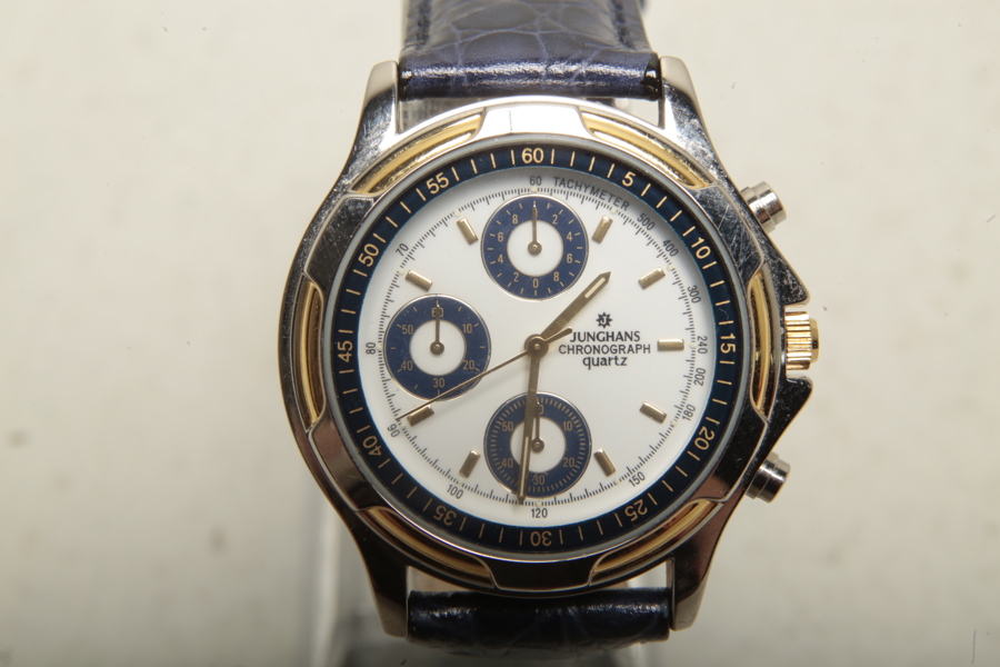 Armbandsur, klocka "Junghans Chronograph Quartz"