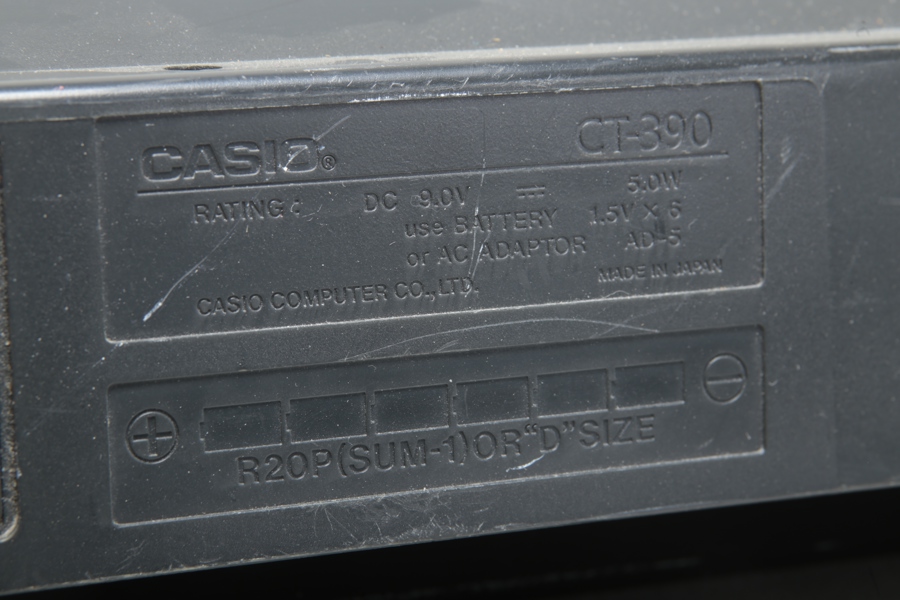 Casio ToneBank CT-390 keyboard Auktion