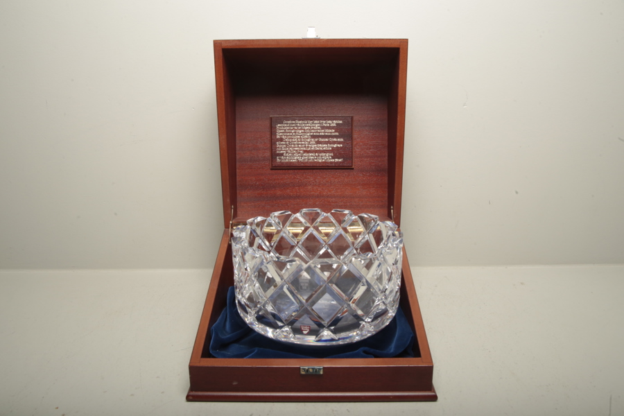 Orrefors, kristallskål "Sofiero", Deisgn: Gunnar Cyren 