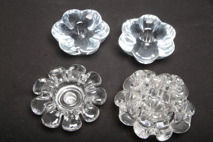 Orrefors/Kosta ljuslyktor, 4st 