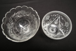 Kristallskålar, 2st 