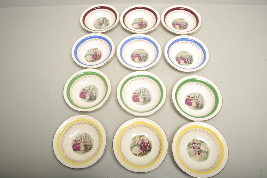 Stavanger, Efterrättsskålar, 12st 