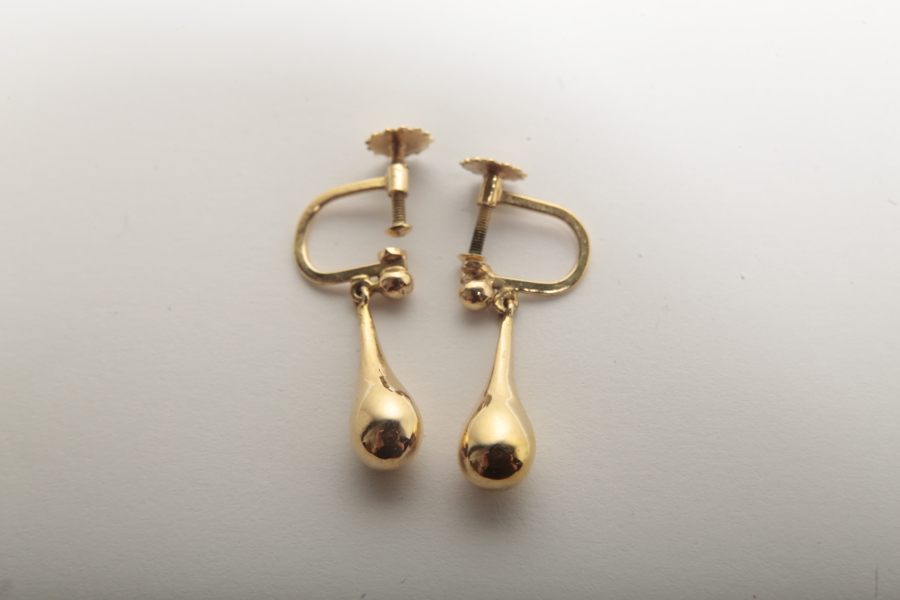 Örhängen, 1-par, 18K Guld