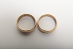Ringar, 2st, 18K Guld