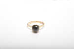 Ring, 18K Guld med pärla 