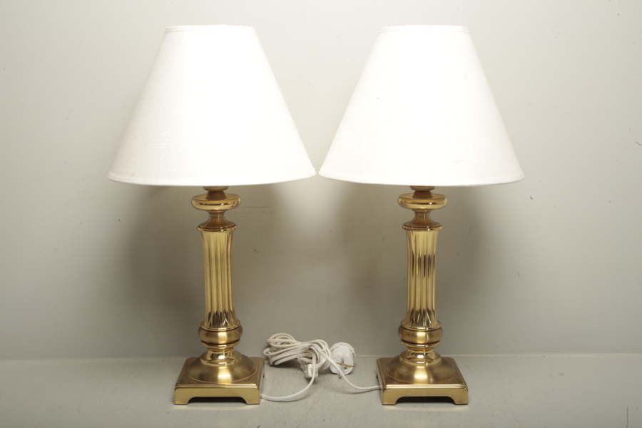 Bordslampor-fönsterlampor 1 par, 1900-tal