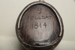 Kagge allmoge "Solldat 9" 1814, allmoge 1800-tal