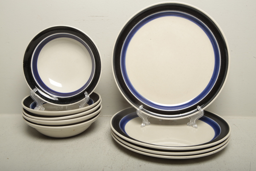 Höganäs servisdelar stengods, 9-delar