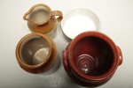 Keramik, diverse, 4-delar 