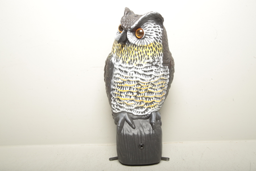 Fågelskrämma, batteri & solcells driven. 