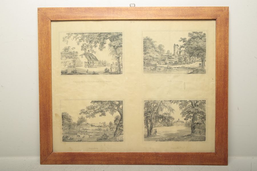 Tavla, tryck, 1800-tal 