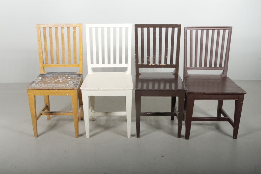 Stolar, 4st snarlika, 1900-tal, Leksandsmodell