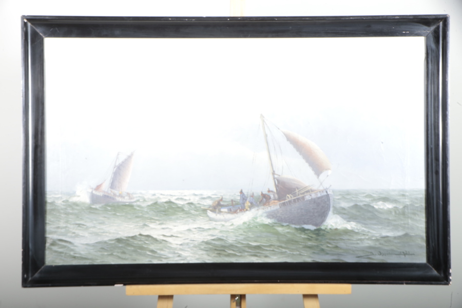 Johan Ossian Andersson, Olja på duk, Signerad 1931