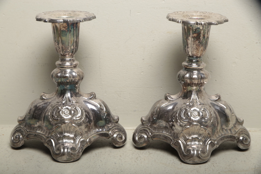 Ljusstakar, 1-par, Rokoko-stil, 1900-tal 