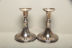 Ljusstakar, 1-par, Svenskt stämplat silver 