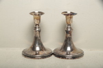Ljusstakar, 1-par, Svenskt stämplat silver 